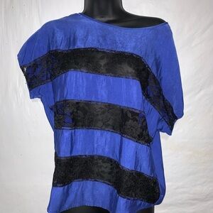 Express Lace Striped Top